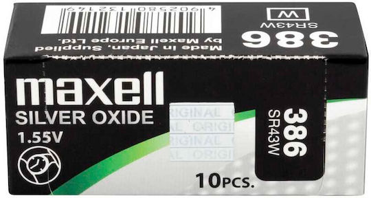 Knopfzelle Maxell 386 SR43W SR43 Stück 1