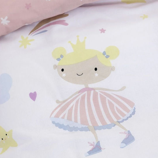 Nima Sheet Set Single Cotton Alice White 2pcs