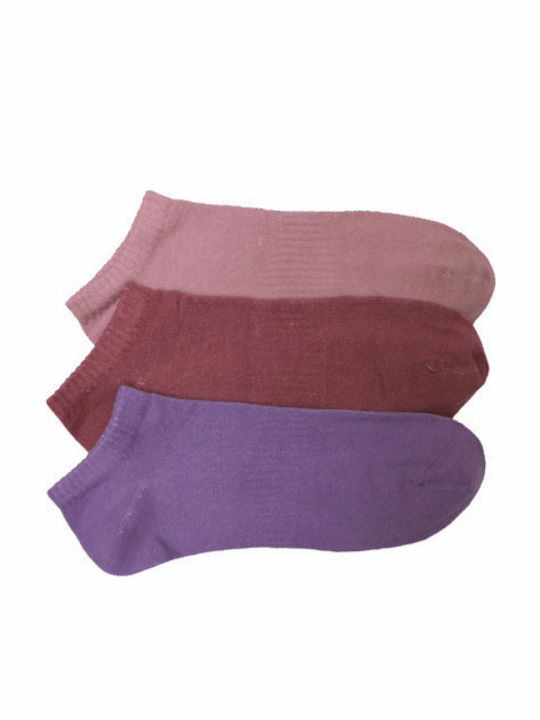 Vtex Socks Γυναικείες Κάλτσες Μωβ 3Pack