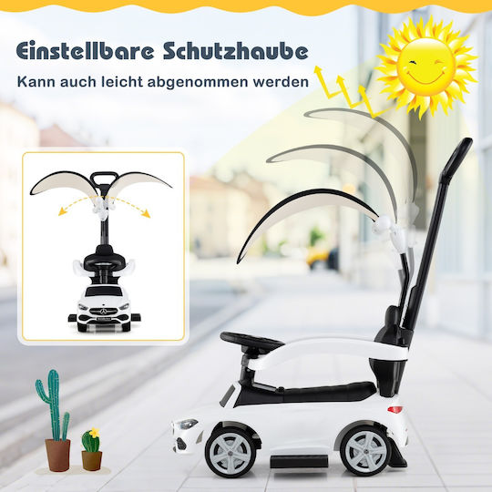 Costway Baby Walker Car Ride On for 36++ Months with Sounds TQ10365WH