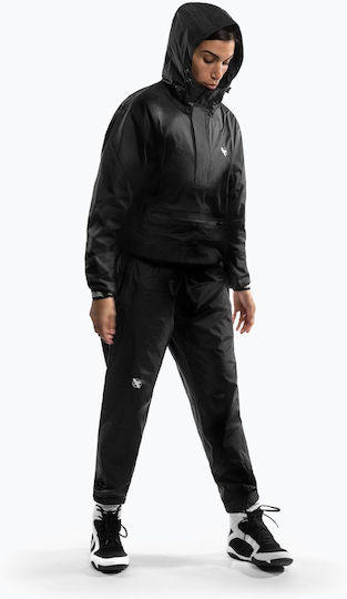 Costum de saună cu glugă Hayabusa Pro negru mărimea L