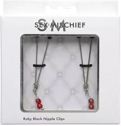 Sportsheets Nipple Clips Σφιγκτήρες Θηλών σε Μαύρο Χρώμα