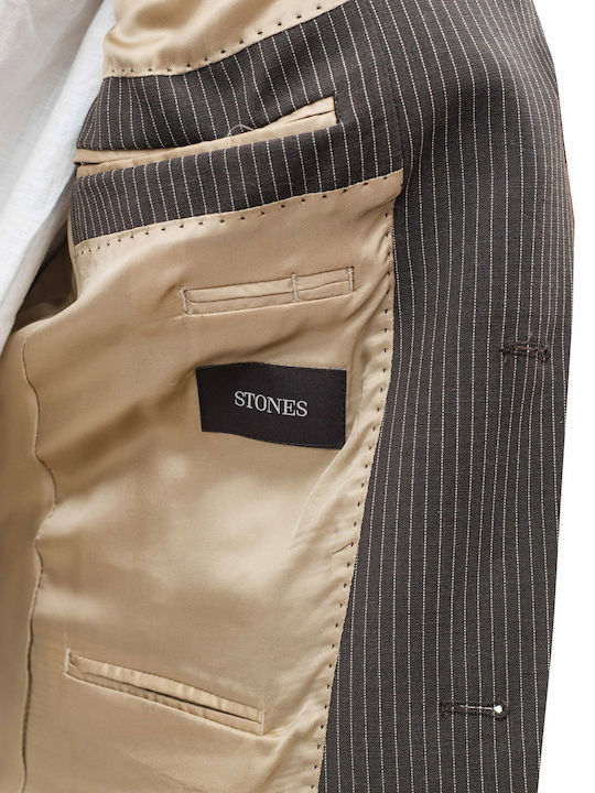 Stones Costum Bărbați Brown