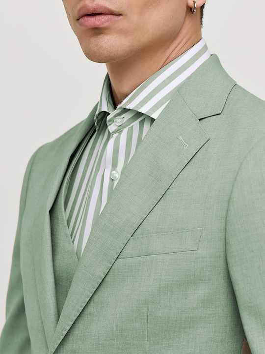 Men's Summer Suit Slim Fit Green