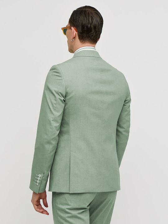 Men's Summer Suit Slim Fit Green