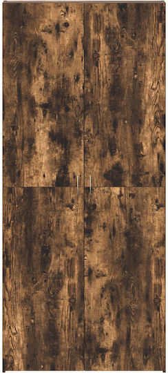 Ξύλινη Παπουτσοθήκη από Μασίφ Ξύλο 80x35.5x180cm