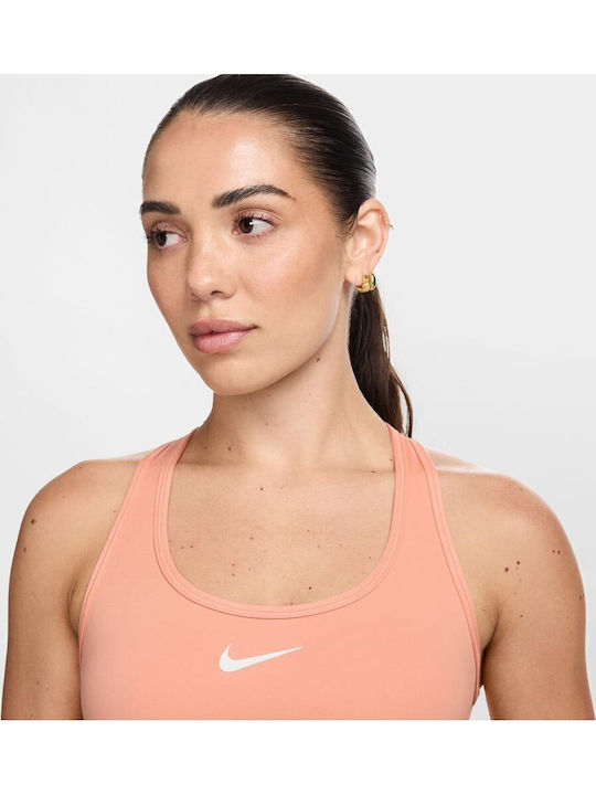 Dri-FIT Swoosh Женска Спортна Блуза Оранжева с Подплата и Лека Подложка