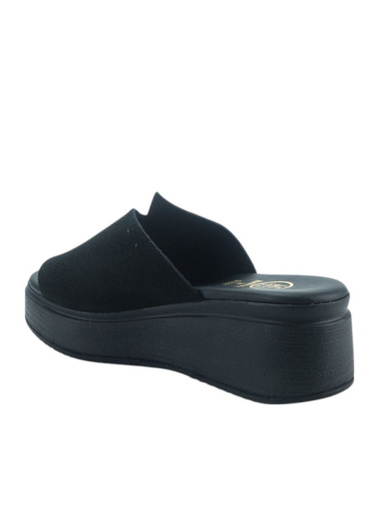 Women's Platform Wedge Sandals Black