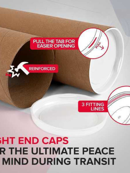 Tub de Desen Ecologic cu Capacul Maro