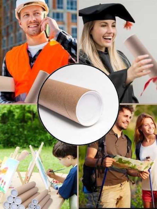 Tub de Desen Ecologic cu Capacul Maro