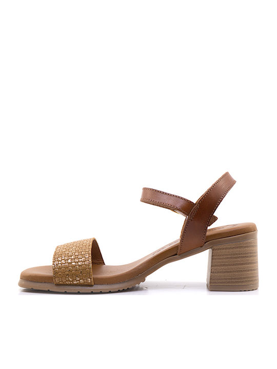 3490 Leather Sandals Tabac Brown