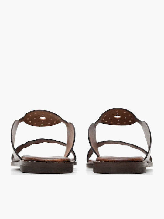 Sandale Casual Damă de Piele Maro