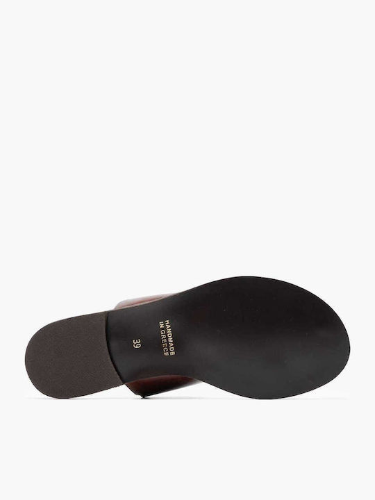 Sandale Casual Damă de Piele Maro