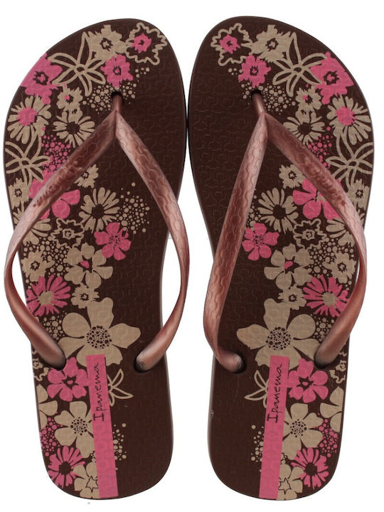 Classica Flip Flops in Brown