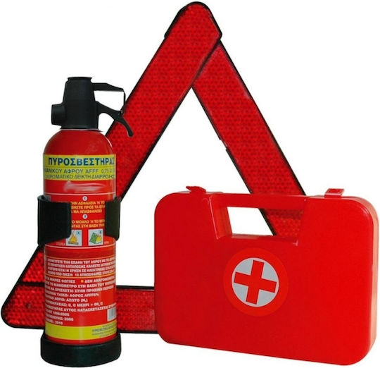 MOT Set A' Fire Extinguisher 0 750ml-triangle-first aid kit Pole Position