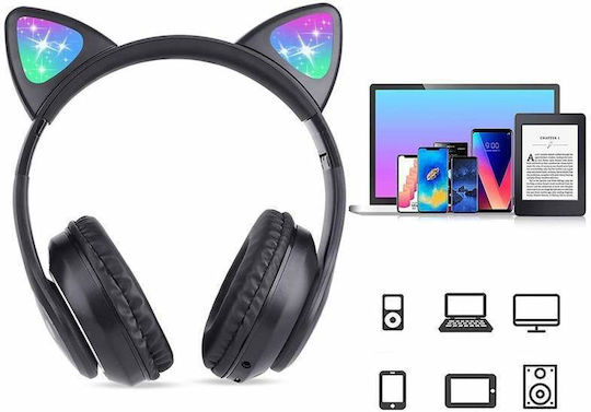 Безжични Bluetooth On Ear Слушалки с 5 часа Работа Черни