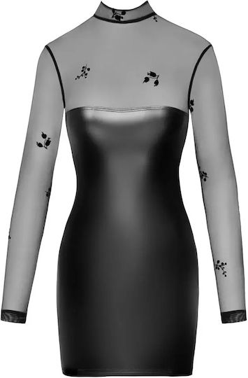 Noir Handmade Dress Γυναικείο Sexy Τοπ Μαύρο
