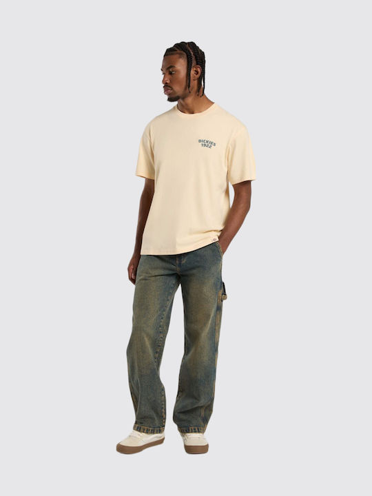 Carpenter Men's Jeans Pants with Loose Fit Yellow