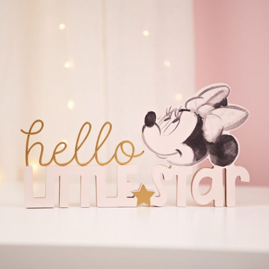 Disney Декорация на работния плот Hello Little Star 1бр WIDI905 Розов