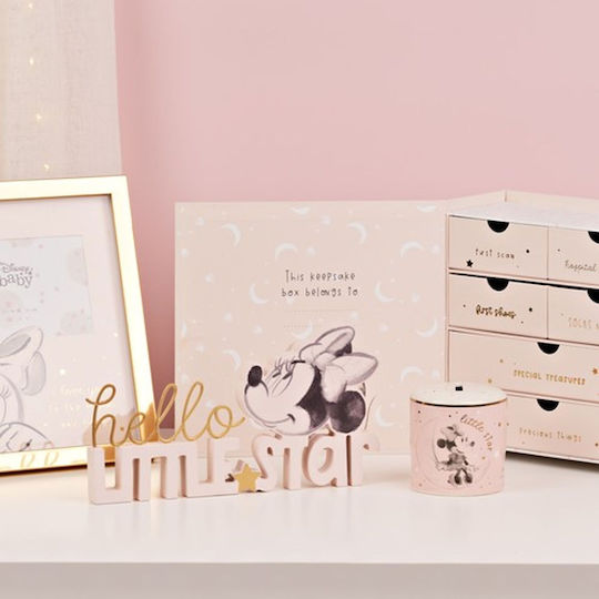 Disney Декорация на работния плот Hello Little Star 1бр WIDI905 Розов