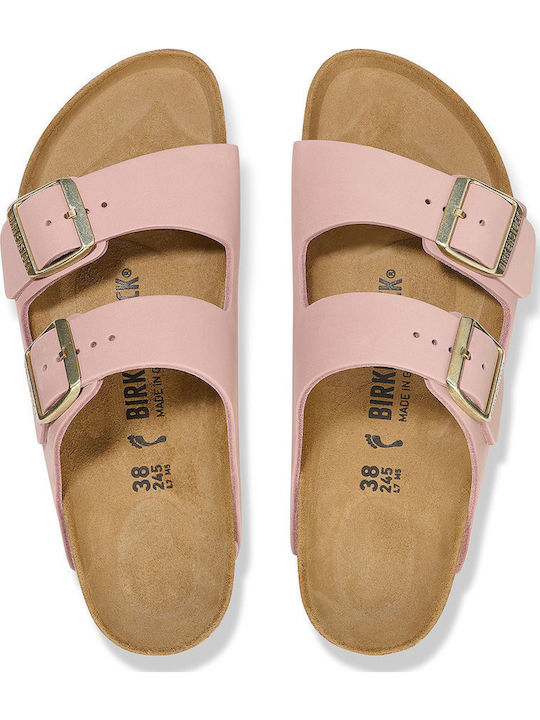 Bs Classic Arizona Sandale De Damă Din Piele Roz Îngust Fit