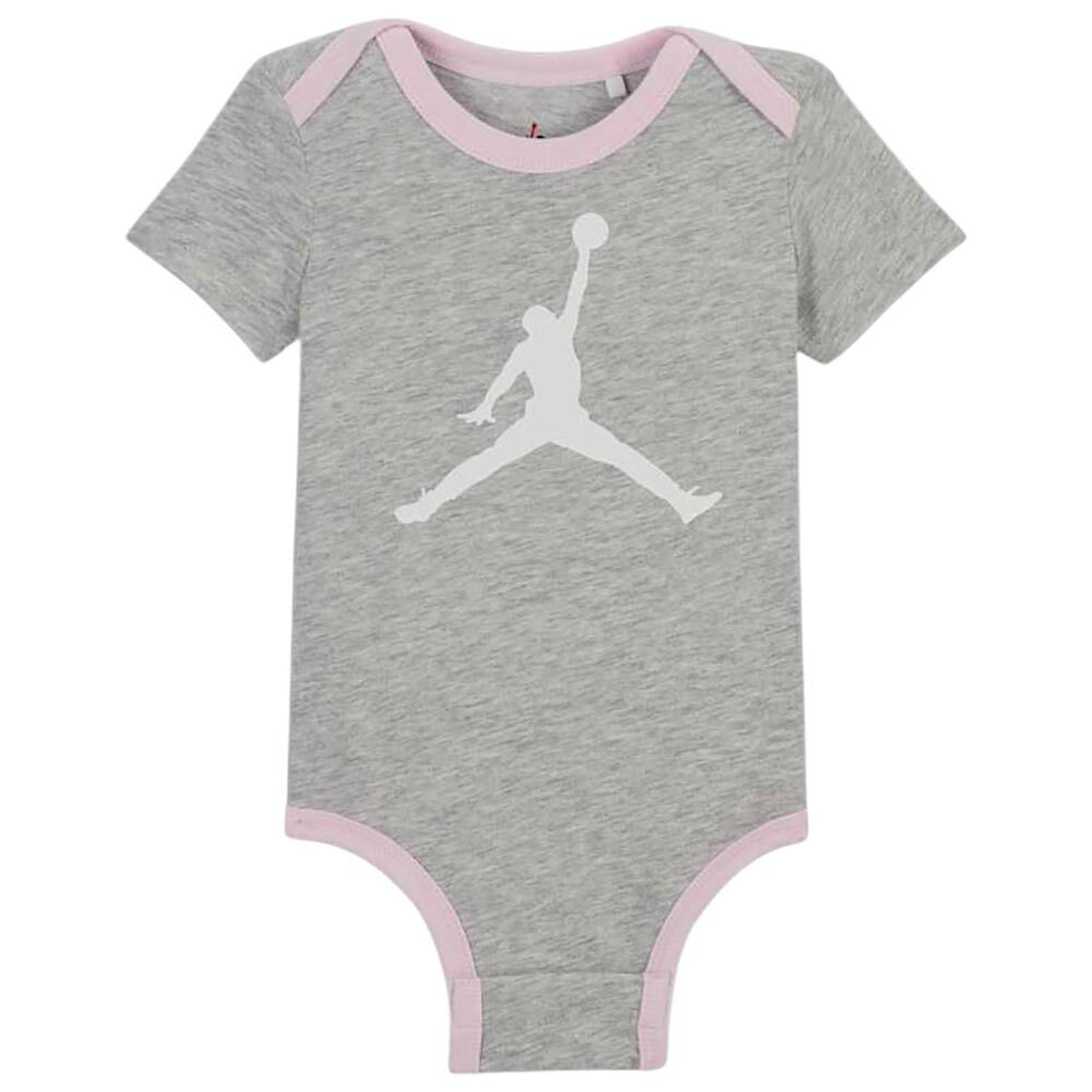 Jordan Baby Bodysuit Set Short-Sleeved Pink 3pcs 55D916-A9Y