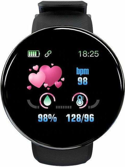 Siks Fitness Armband Schwarz