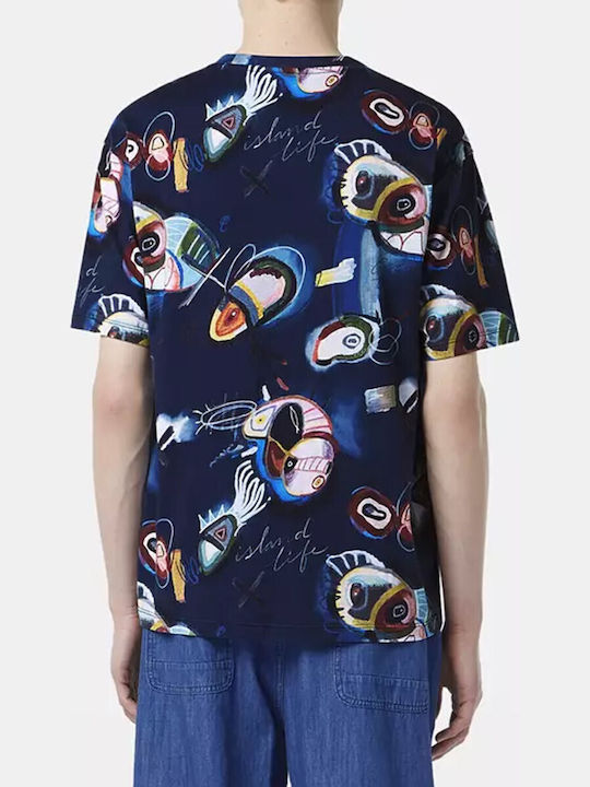 Scotch & Soda Abstract Island Night T-shirt Island Night