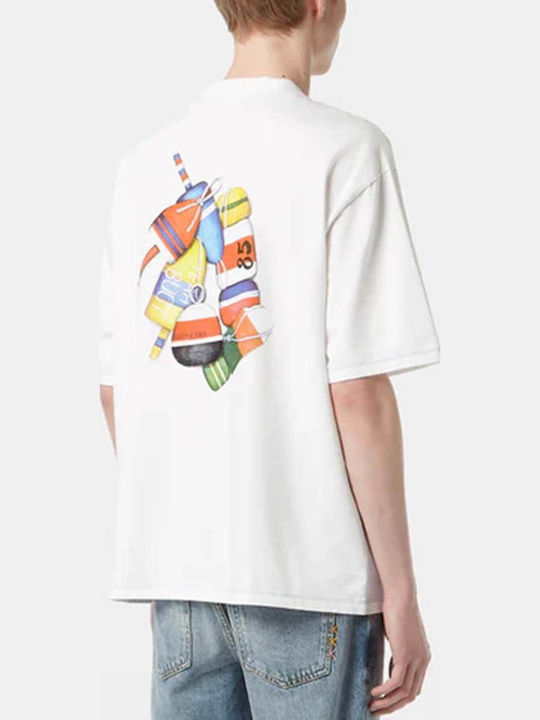 Scotch & Soda Artwork Tricou Alb