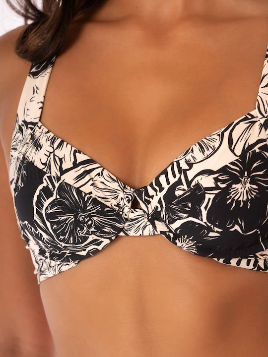 Set Bikini Floral Λευκό