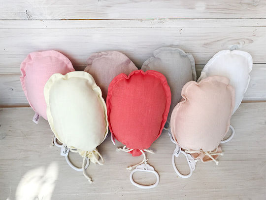 Musical Balloon Fabric Pillow Toy Salmon 15x23cm 1 Pc