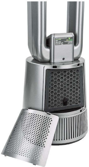 Velano Вентилатор Без Перки 60W с Дистанционно Сребрист