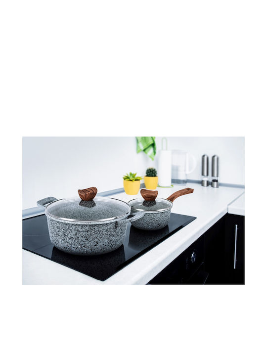 Promis Töpfe Set Grey 8Stück