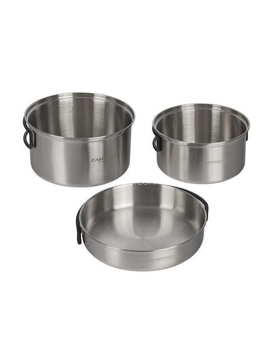 Campingaz Cookware Set Stainless Steel 3pcs
