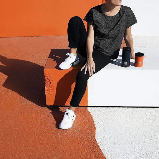 24Bottles Travel Tumbler Handled Tumbler Thermos Stainless Steel BPA Free 600ml Multicolour with Straw and Handle