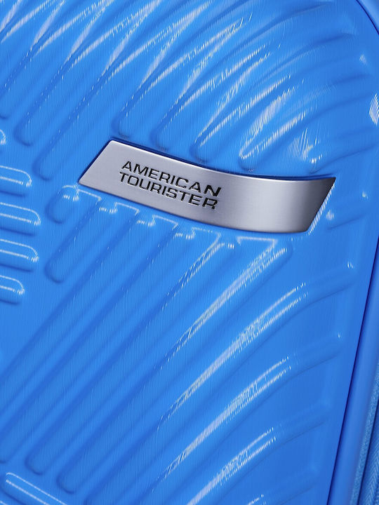 American Tourister Mickey Clouds Βαλίτσα Ταξιδίου Καμπίνας Σκληρή Μπλε με 4 Ρόδες Ύψους 55εκ.