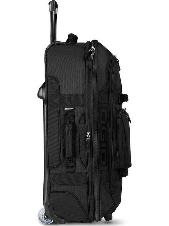 Ogio Terminal Geantă Mare Valiză De Călătorie Din Material Textil Neagră Cu 2 Roți Înălțime 74 Cm