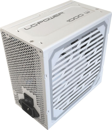LC-Power LC1000MW rev. 3.1 1000W Λευκό Τροφοδοτικό Υπολογιστή Full Modular 80 Plus Gold