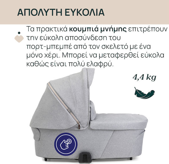 Chicco Port Bebe Bellagio Lunar Rock Gray