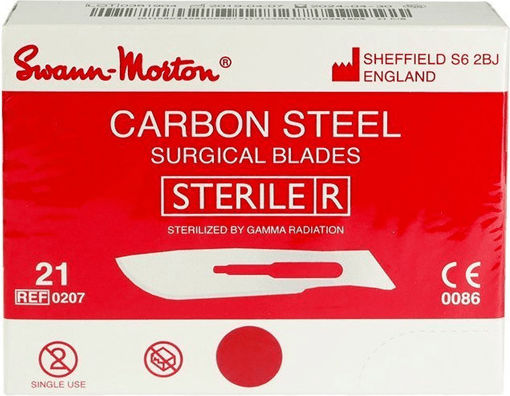 Swann Morton Sterile Skalpellklingen 100 Stück 25