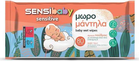 Sensibaby Baby-Feuchttücher Giga Pack 1920 Stück Baby Talc