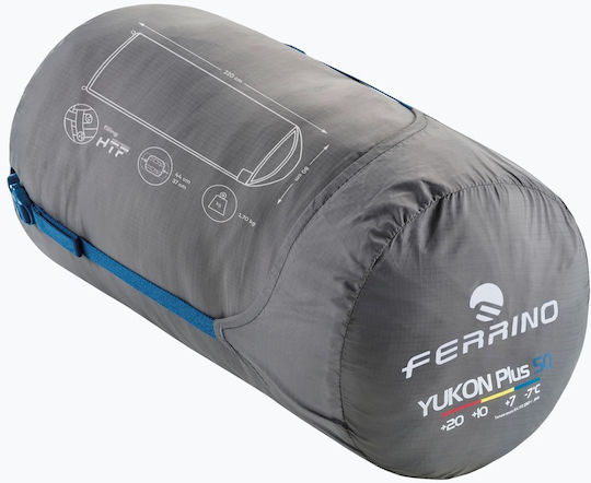 Ferrino Single Sleeping Bag Yukon Plus SQ Blue