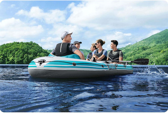 Bestway Adventure Elite X5 Inflatable Boat 5 People with Oars & Pump 364x166cm