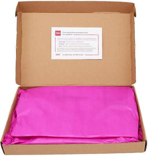 Σετ Οργάνωσης Γραφείου Deli Office Kit Essentials 12τεμ Pink 231.095067