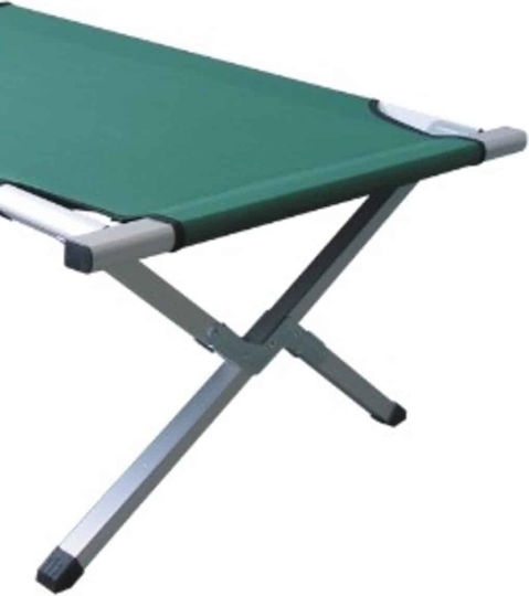 Folding Bed/Guest & Folding Bed Campaign Single Green 190x63x41cm