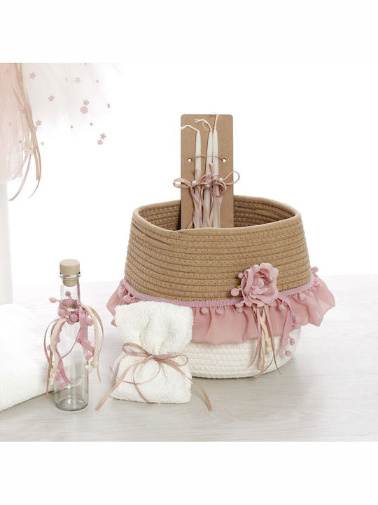 Bellissimo Flowers Baptism Set with Butterfly Subject SDS-2526-1130