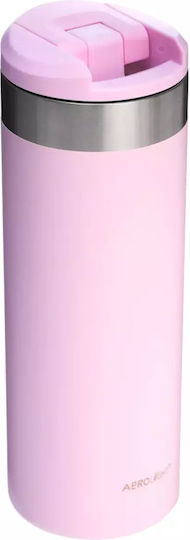 Stanley AeroLight Transit Glass Thermos Stainless Steel BPA Free 470ml Cherry Blossom