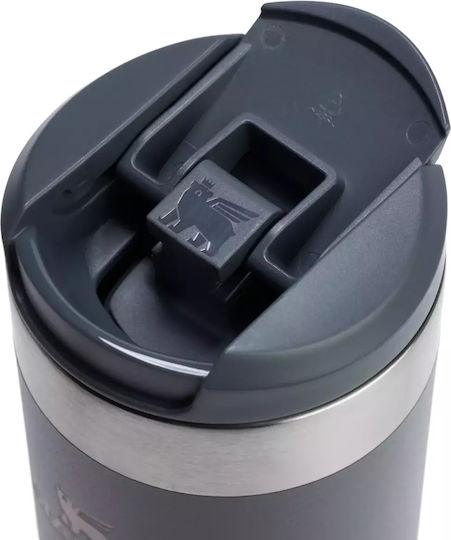 Stanley AeroLight Transit Glass Thermos Stainless Steel BPA Free 350ml Black