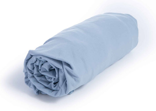 Nef-Nef Homeware Jersey Υπέρδιπλο 160x200+30εκ. με Λάστιχο L.blue Nef-Nef Homeware Jersey Υπέρδιπλο 160x200+30εκ. με Λάστιχο L.blue