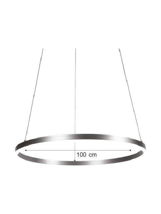 Inlight Inlight Black LED Ceiling Light with Adjustable White Light 100x100cm 6095-AA